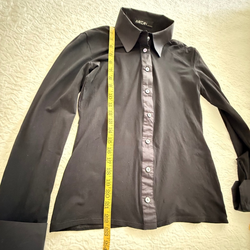 Marc Cain Button Up Collared Polo Style Top, Marc Cain size N2 - Picture 10 of 12